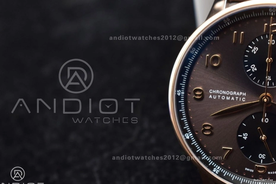 Chrono (Same Black ZF Best Edition Thickness Practical Portuguese 1:1 Genuine) on Strap A7750 IW371482 as Leather 444 0511